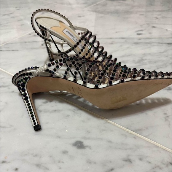 Jimmy Choo embellished PVC slides - Picture 4 of 7